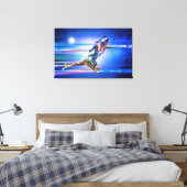 スーパーヒーローで包んだキャンバス キャンバスプリント (インサイチュ (寝室))