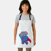 スーパーヒーローとしての象 エプロン (インサイチュ)