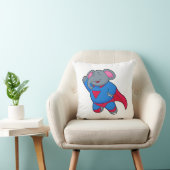 スーパーヒーローとしての象 クッション (椅子)