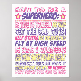 スーパーヒーローになる方法 ポスター
