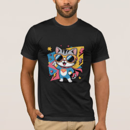 スーパーヒーローにゃんこパワー Tシャツ