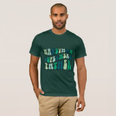 スーパーヒーローのお父さん Tシャツ (正面フル)