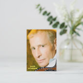 スーパーヒーローのエンターテイメントカードか二重味方された写真 名刺 (スタンド正面)