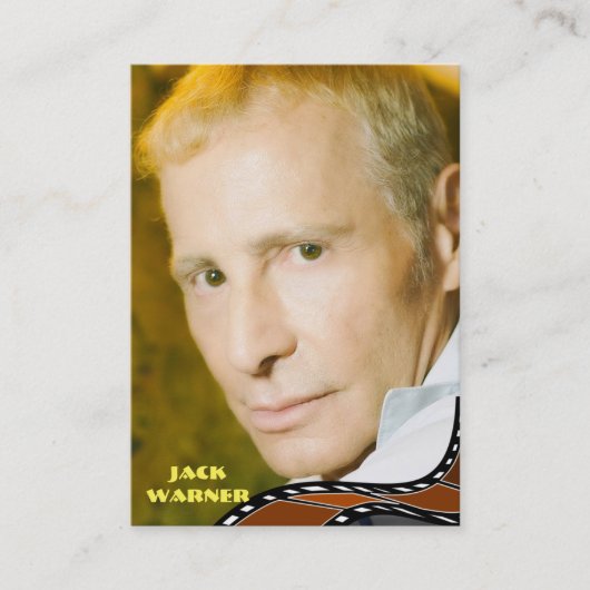 スーパーヒーローのエンターテイメントカードか二重味方された写真 名刺 (正面)