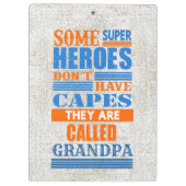 スーパーヒーローのケープを持っていない場合 – Change GRANDPA クリップボード (裏面)