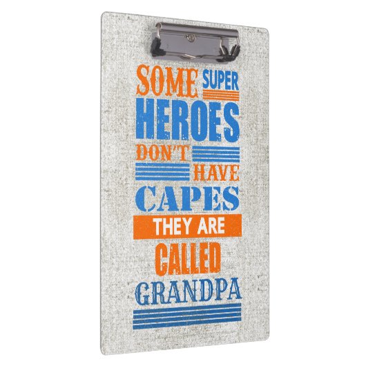 スーパーヒーローのケープを持っていない場合 – Change GRANDPA クリップボード (右)