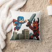 スーパーヒーローのスカイブレードの対決 クッション (ブランケット)