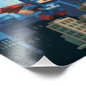 スーパーヒーローのスカイブレードの対決 フォトプリント            (角)