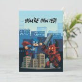 スーパーヒーローのスカイブレードの対決 招待状 (スタンド正面)