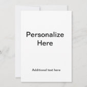 スーパーヒーローのスカイブレードの対決 招待状 (裏面)