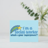 スーパーヒーローのソーシャルワーカー ポストカード (スタンド正面)
