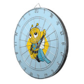 スーパーヒーローのビー漫画ダーツボード ダーツボード (正面右)