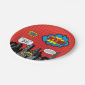 スーパーヒーローのプレート ペーパープレート (アングル)