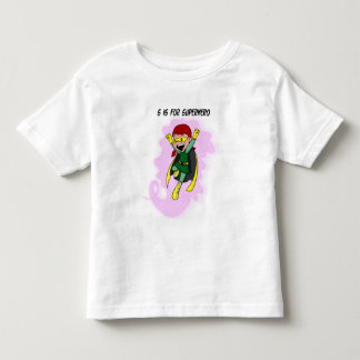 スーパーヒーローのルーシーの幼児のティー トドラーTシャツ