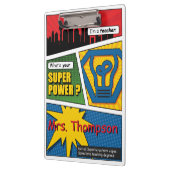 スーパーヒーローの先生 クリップボード (左)