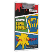 スーパーヒーローの先生 クリップボード (右)