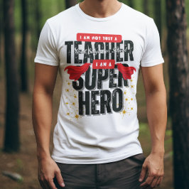 スーパーヒーローの先生 感謝の気持ちを込めて Tシャツ