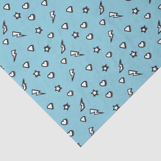 スーパーヒーローの友人の喜劇的なバレンタインのティッシュペーパー 薄葉紙 (詳細)