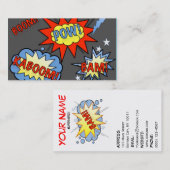 スーパーヒーローの名刺3 名刺 (正面/裏面)