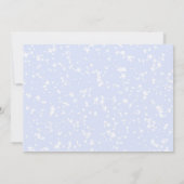 スーパーヒーローの女の子の招待状 招待状 (裏面)