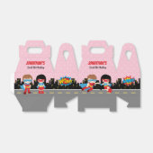 スーパーヒーローの好意ボックス(子供の誕生日パーティーの好意) フェイバーボックス (折り畳みなし)