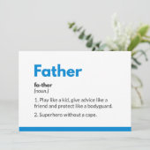 スーパーヒーローの父の日カードスーパーパパ サンキューカード (スタンド正面)