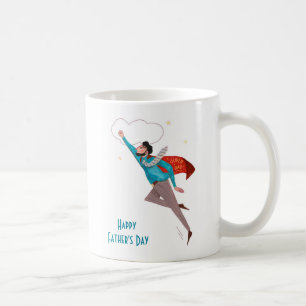 スーパーヒーローの父の日 コーヒーマグカップ
