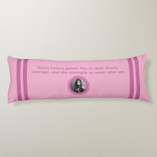 スーパーヒーローの真の人生を力強く歩む戦士 ボディピロー (裏面)