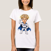 スーパーヒーローの脳力 Tシャツ (正面)