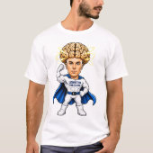 スーパーヒーローの脳力 Tシャツ (正面)