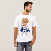 スーパーヒーローの脳力 Tシャツ (正面フル)