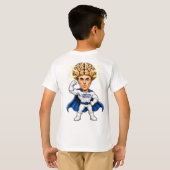 スーパーヒーローの脳力 Tシャツ (裏面フル)