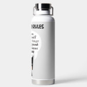 スーパーヒーローの規則 ウォーターボトル (背面)
