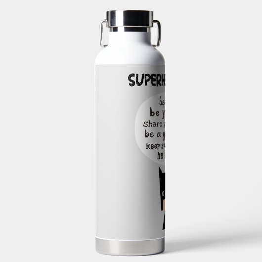 スーパーヒーローの規則 ウォーターボトル (正面)