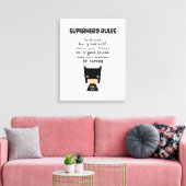 スーパーヒーローの規則 キャンバスプリント (インサイチュ (リビング))