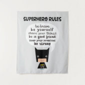 スーパーヒーローの規則 タペストリー (正面)