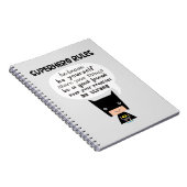 スーパーヒーローの規則 ノートブック (右側)