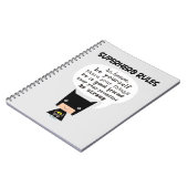 スーパーヒーローの規則 ノートブック (左側)