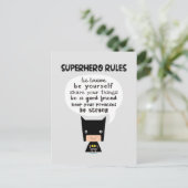 スーパーヒーローの規則 ポストカード (スタンド正面)