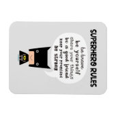 スーパーヒーローの規則 マグネット (横)