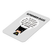 スーパーヒーローの規則 マグネット (左側)