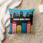 スーパーヒーローの誕生日プレゼントのスーパーヒーローの子供部屋部屋 クッション (ブランケット)