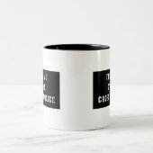 スーパーヒーローの警察本部長 ツートーンマグカップ (中央)