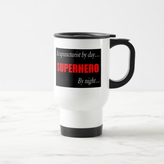 スーパーヒーローのAcupuncturist トラベルマグ (右)