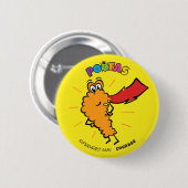 スーパーヒーローのSamiボタン 缶バッジ (正面&裏面)