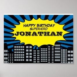スーパーヒーローをテーマにしたポスター ポスター