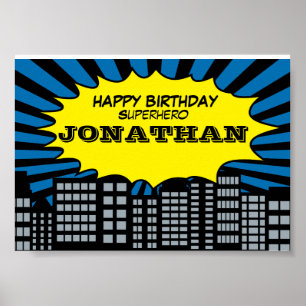 スーパーヒーローをテーマにしたポスター ポスター