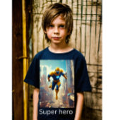 スーパーヒーローをテーマにしたTシャツの販売を目指してい子供へる Tシャツ