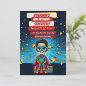 スーパーヒーローアドベンチャーアウェイツパーティの招待状 シーズンカード (スタンド正面)