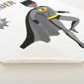 スーパーヒーローアメージングユニークボーイファブラス誕生日 シェルパブランケット (3/4)